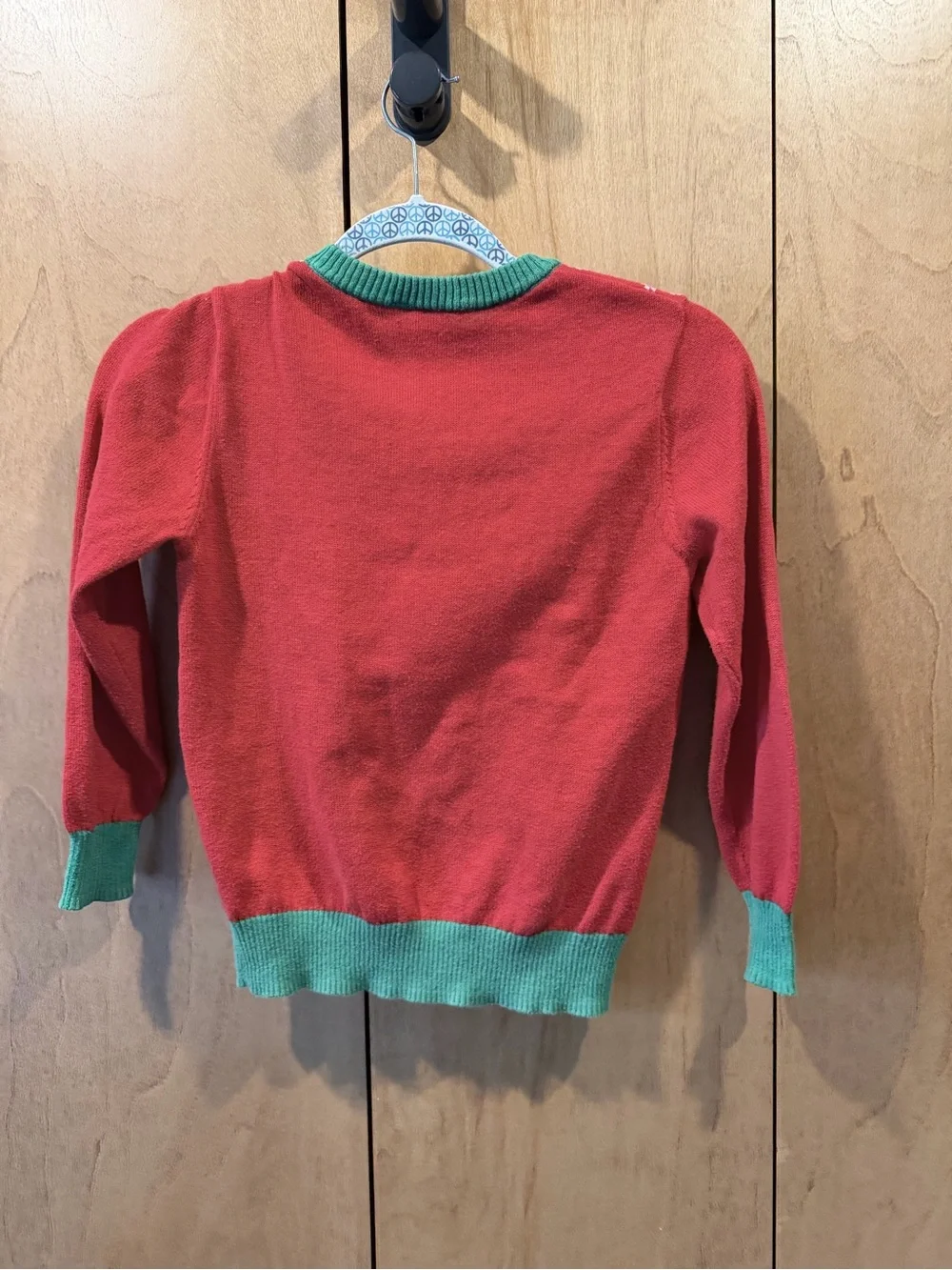 The Grinch Kids Grinch green & Red Holiday Sweater Top size small